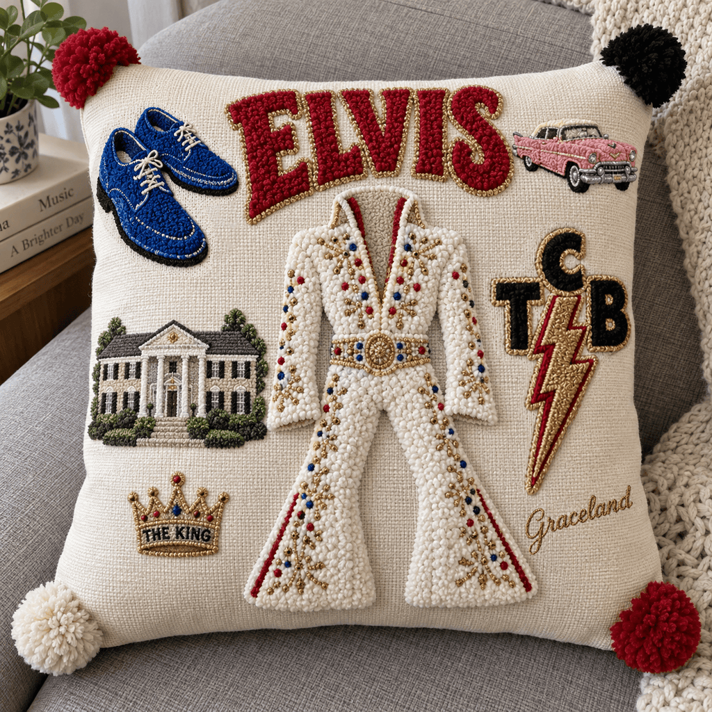 ELV Tufted Sofa Cover & Pillow Set HTTT