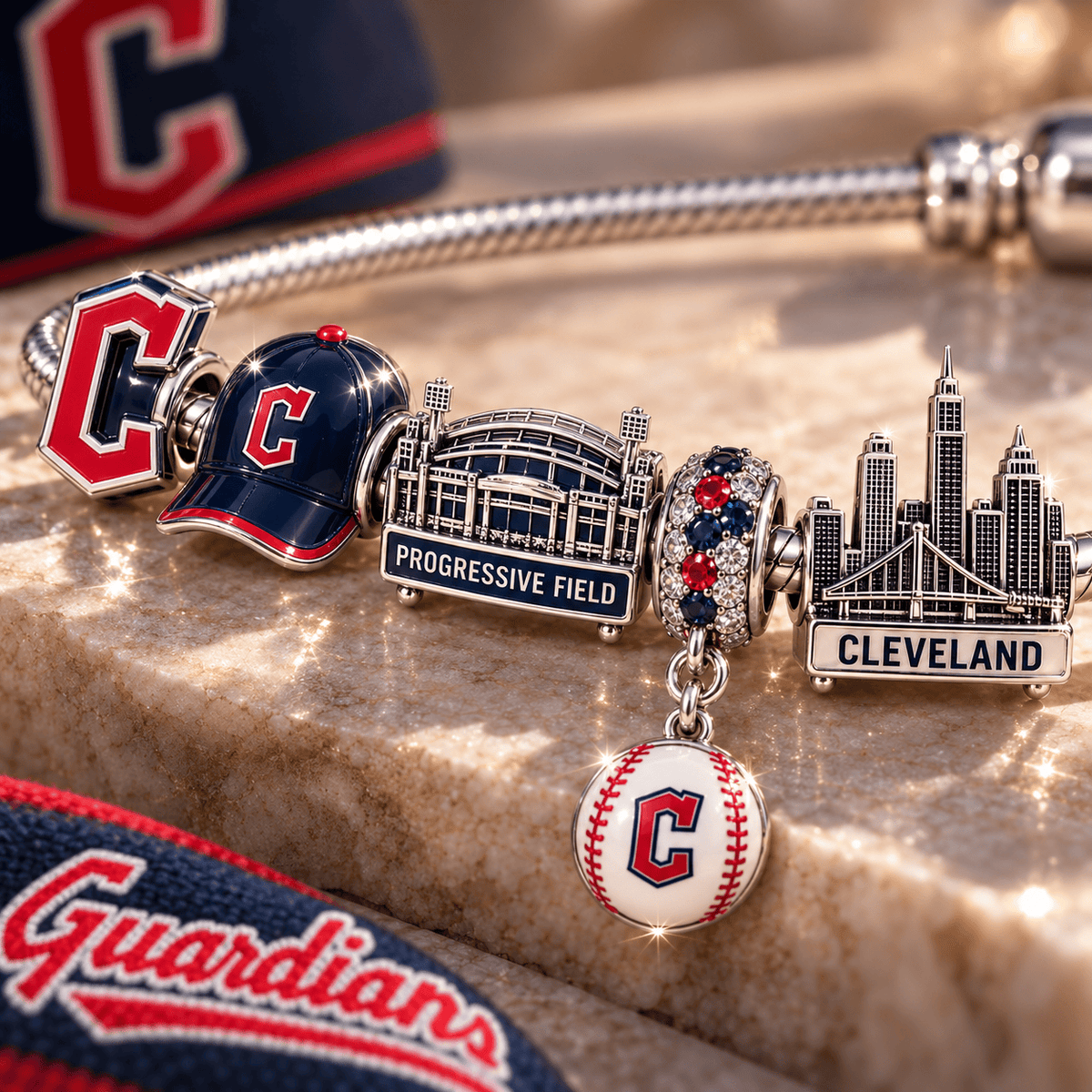 CLG Silver Charm Bracelet Set PNPA