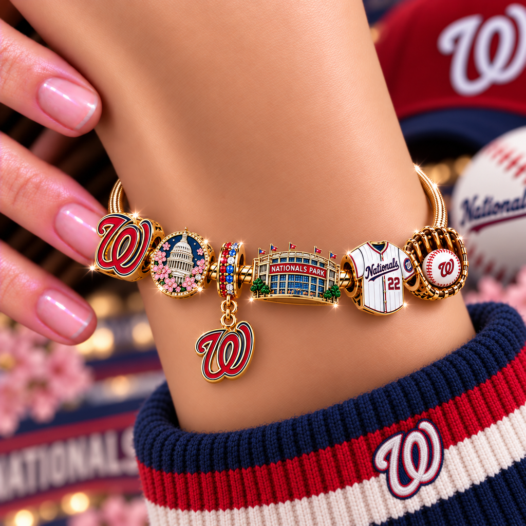 WNT Gold Charm Bracelet Set NHVH