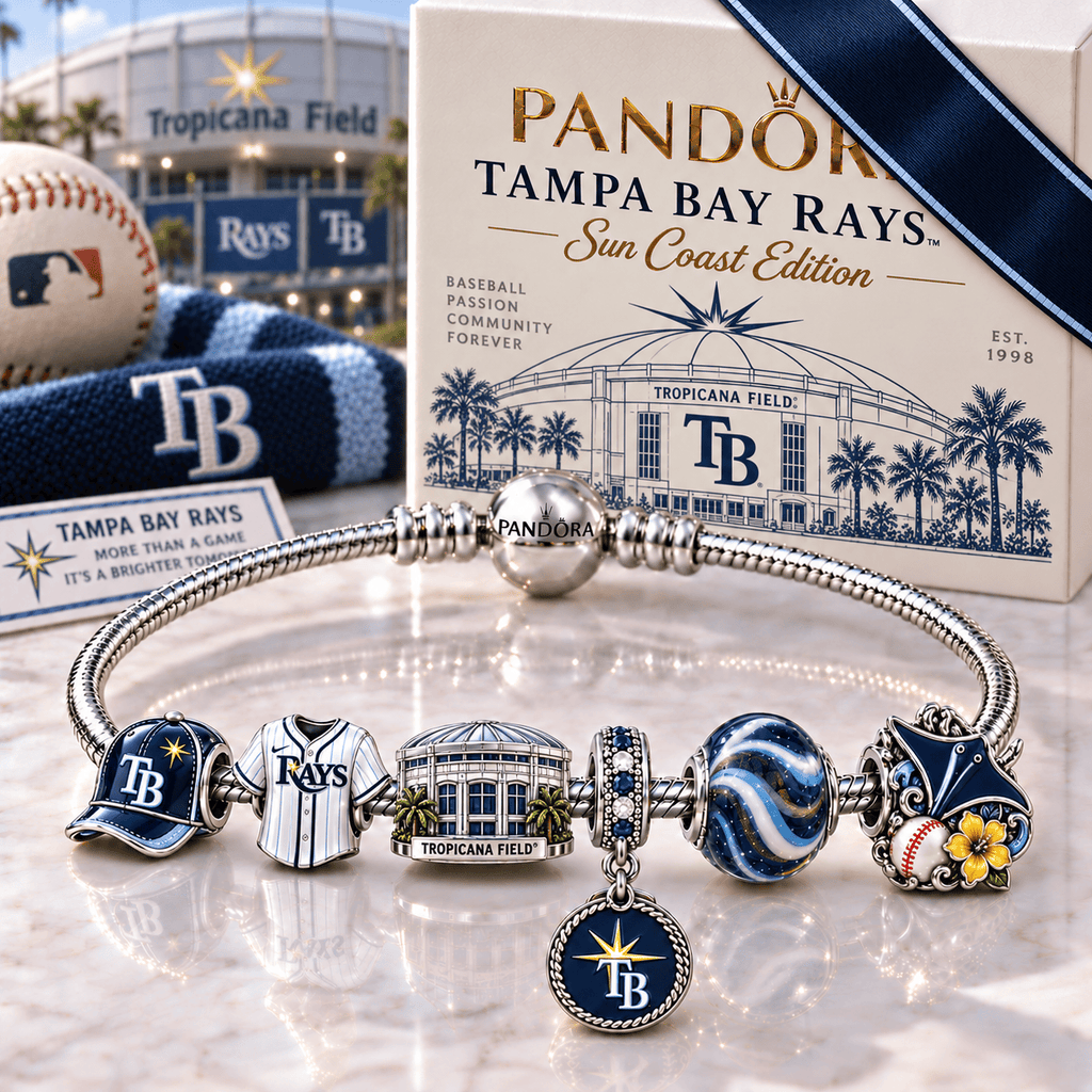 TPBR Silver Charm Bracelet Set NHVH