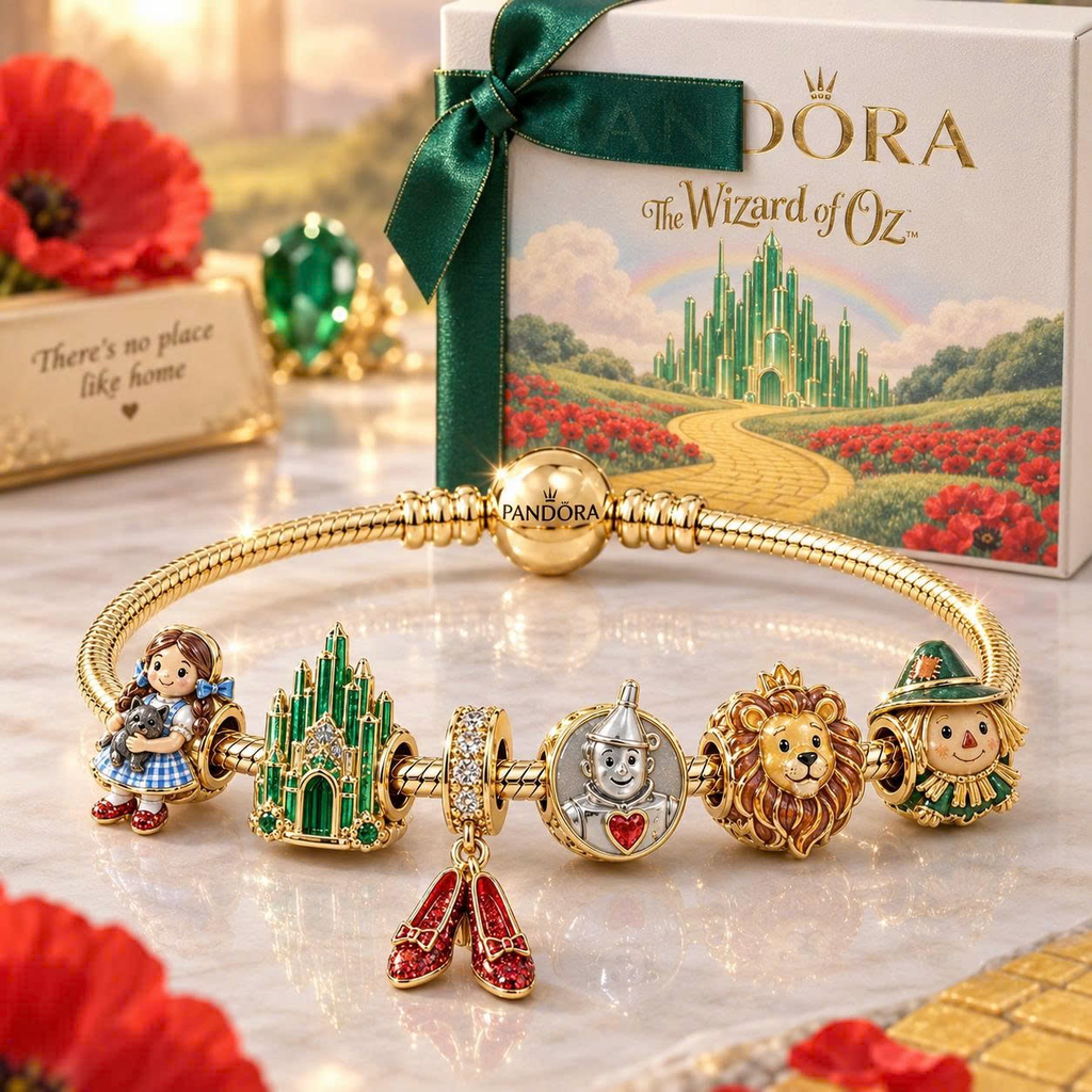 TWOZ Gold Charm Bracelet Set VTH