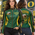 Premium ORD Cropped Leather Zipper Jacket PVNA