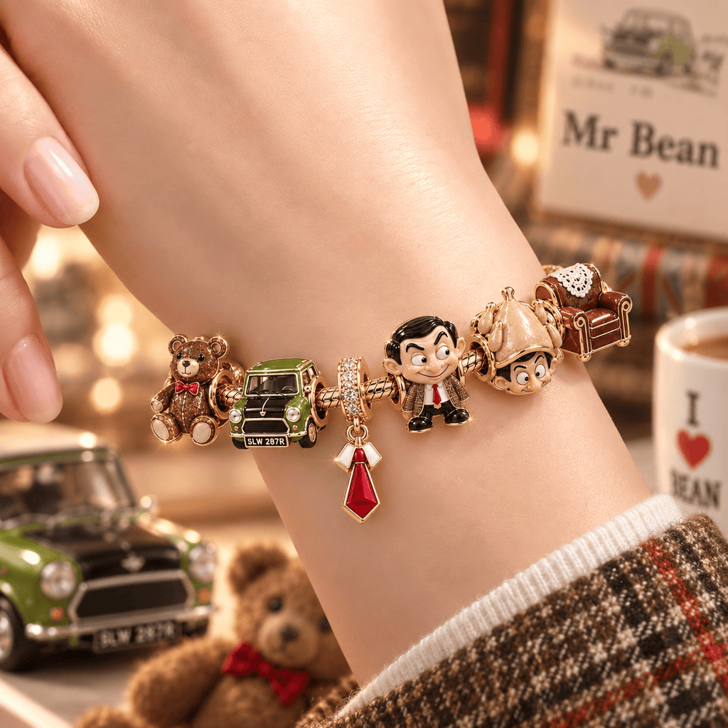 MRB Gold Charm Bracelet Set VTH