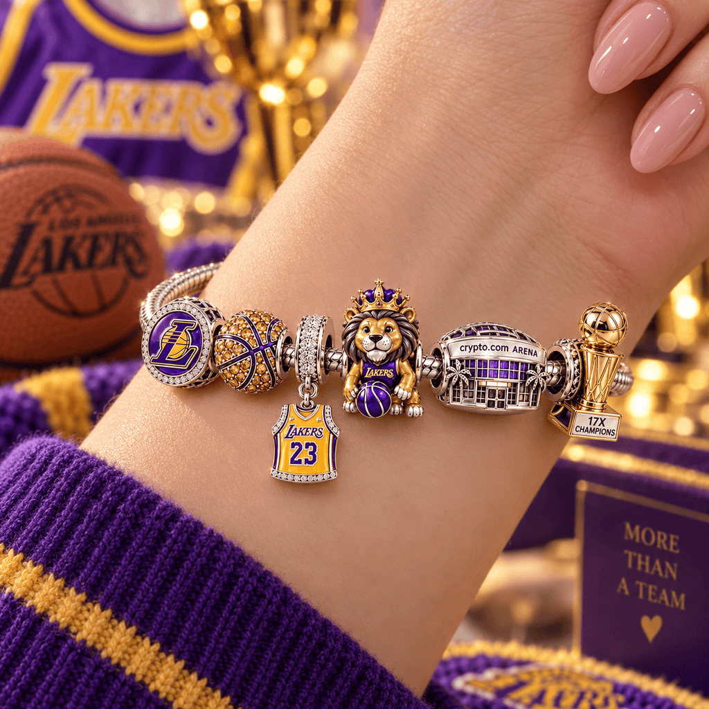 LAL Silver Charm Bracelet Set VTH