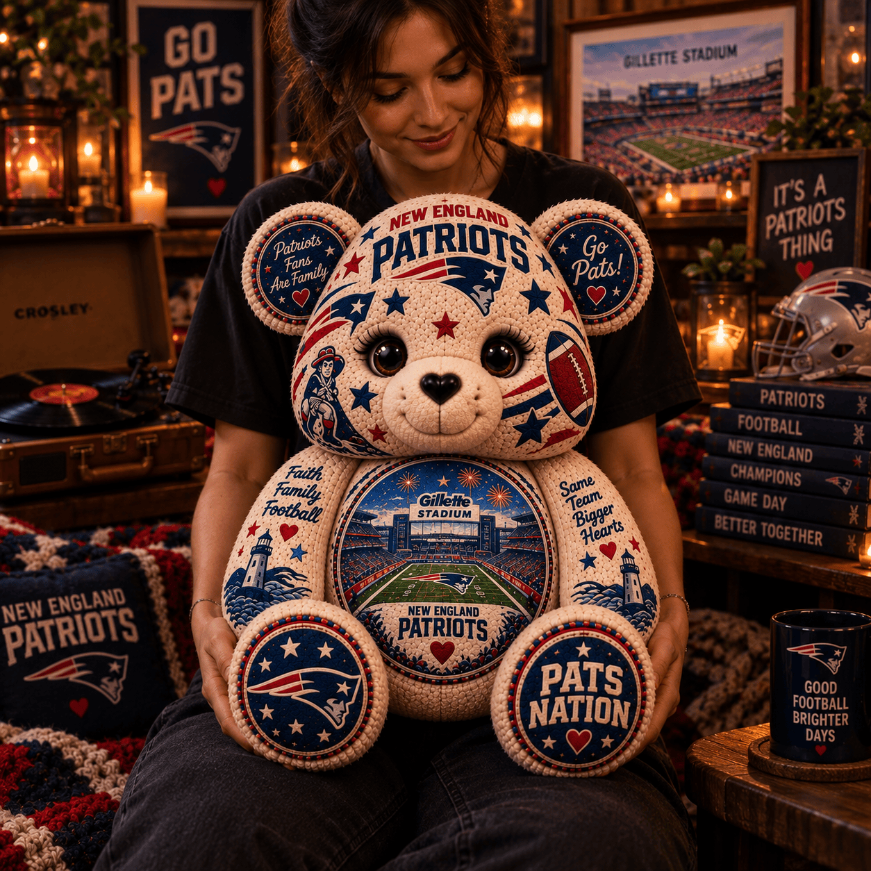NEP Bear Custom Shaped Pillow