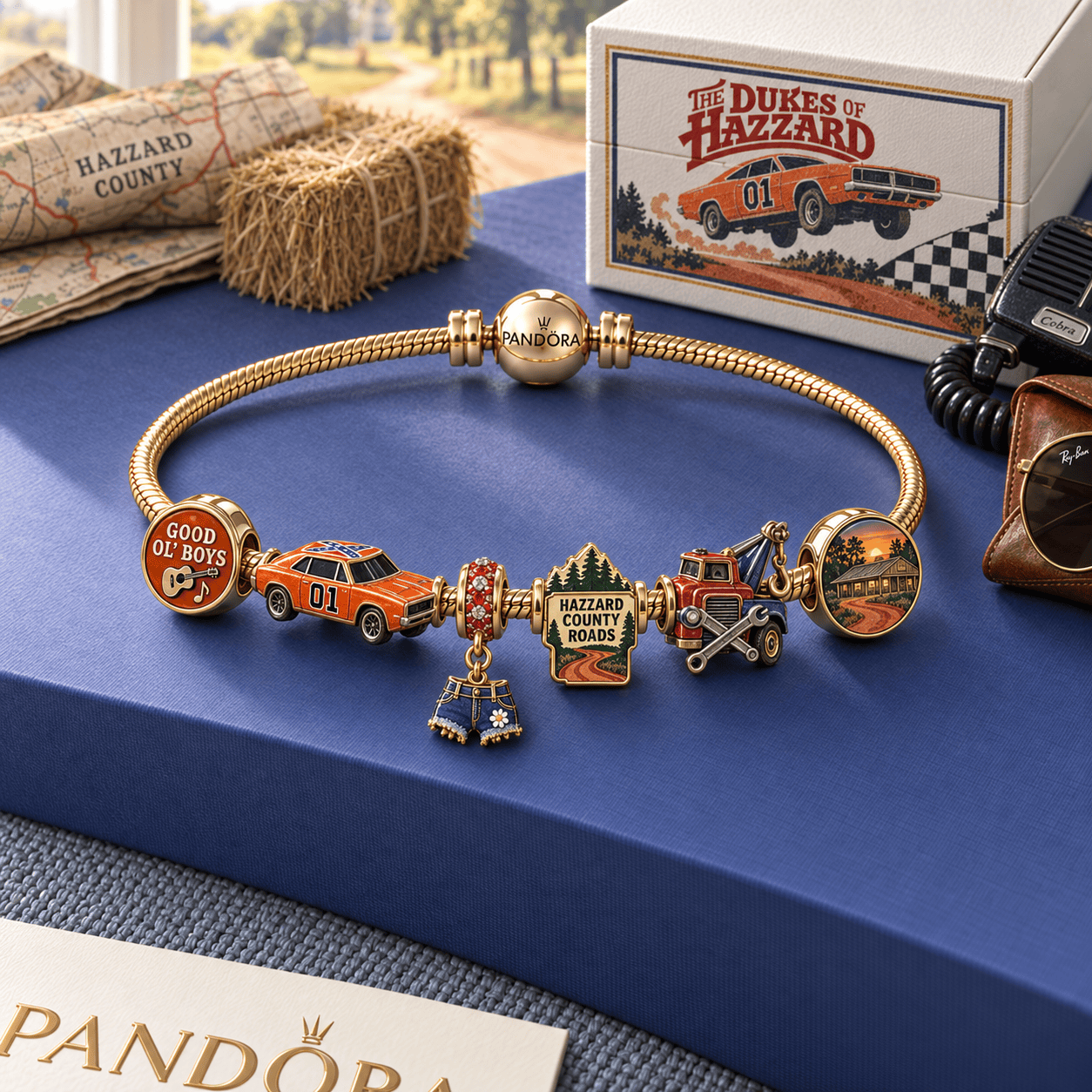 TDH Gold Charm Bracelet Set HQH