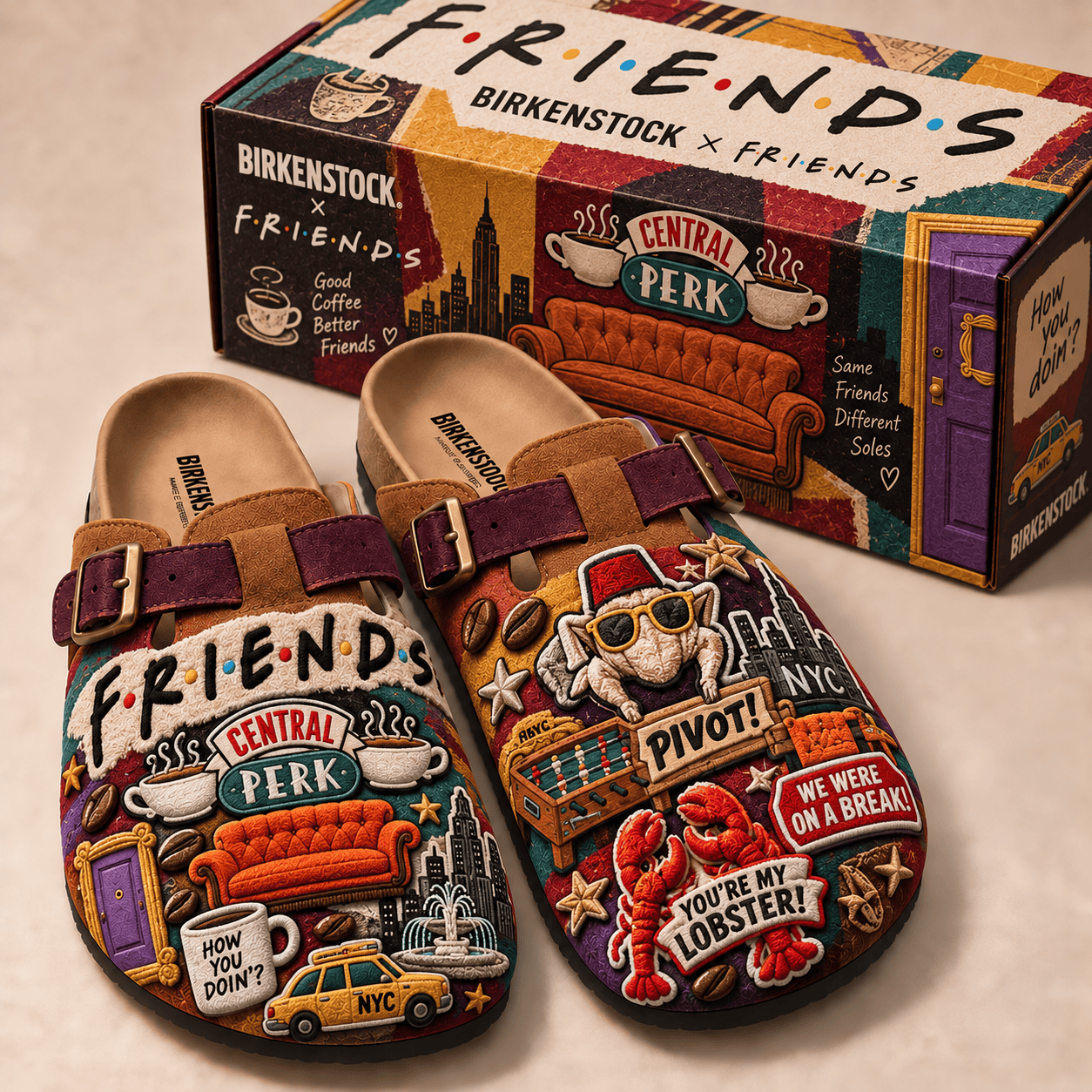 PREMIUM FRS MINK SUEDE CLOGS TTNL