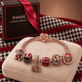 ACT Rose Gold Charm Bracelet Set TMH