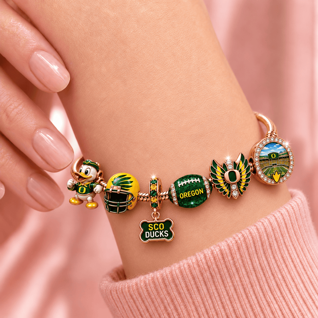 ORD Rose Gold Charm Bracelet Set TMH