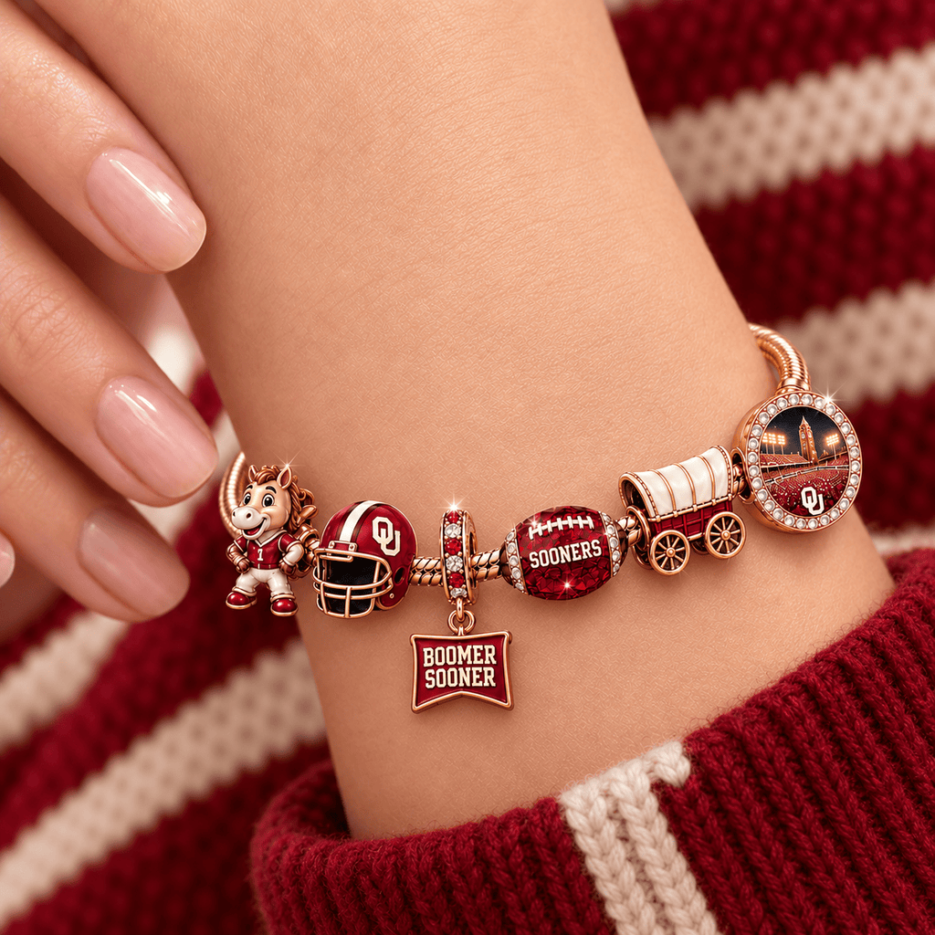 OSN Rose Gold Charm Bracelet Set TMH