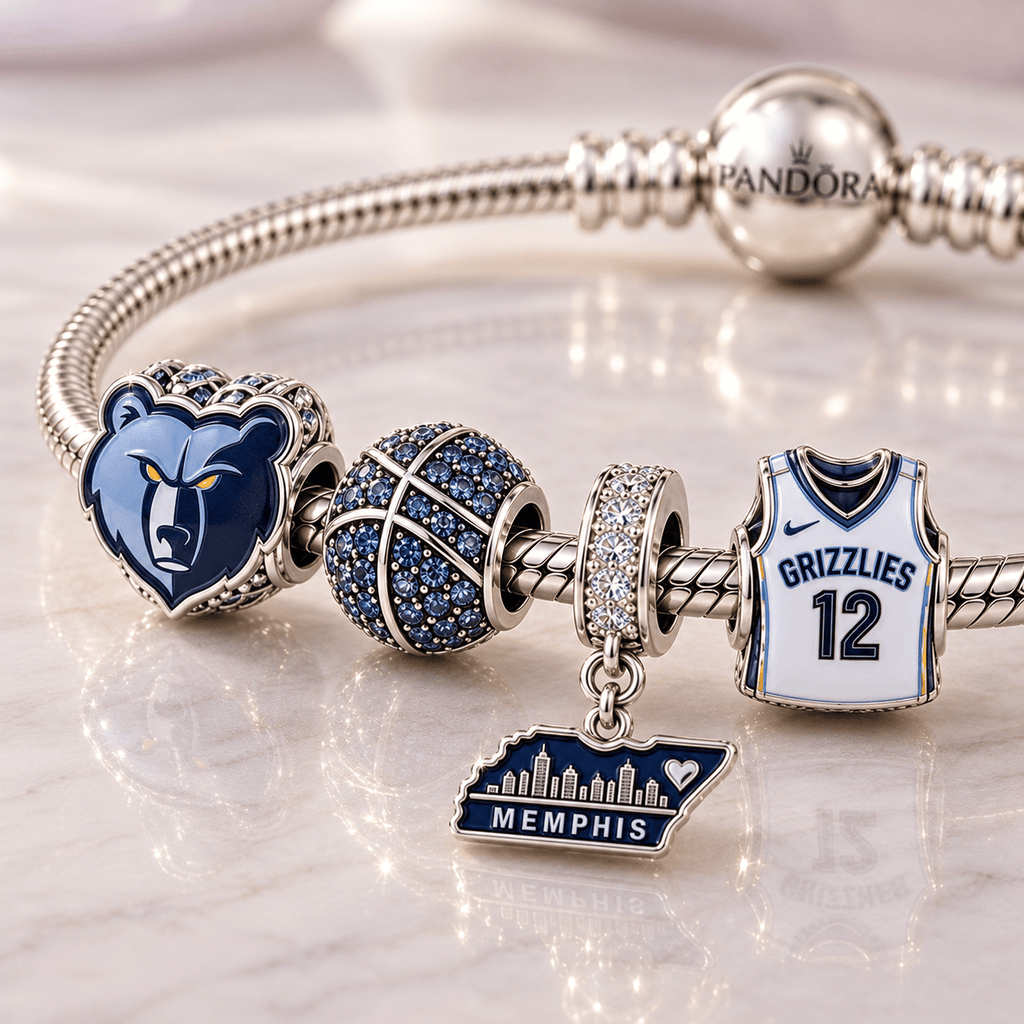 MPG Silver Charm Bracelet Set VTH