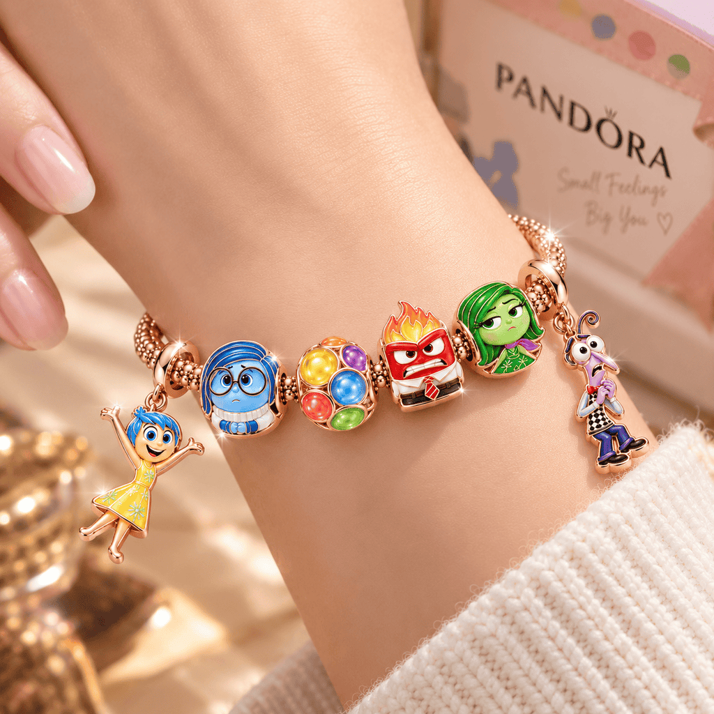 INSO Rose Gold Charm Bracelet Set TTTT