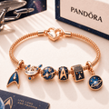 STK Rose Gold Charm Bracelet Set TTTT