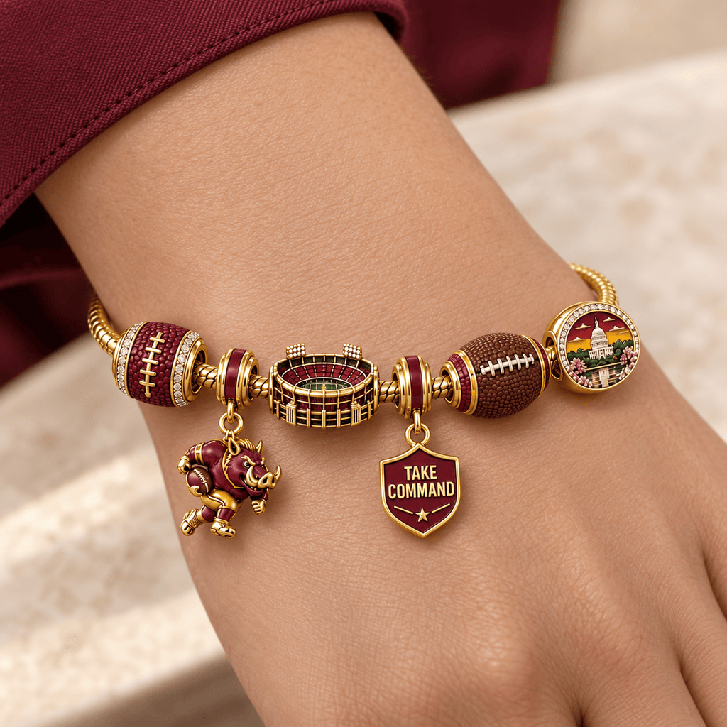 WCD Gold Charm Bracelet Set HQH