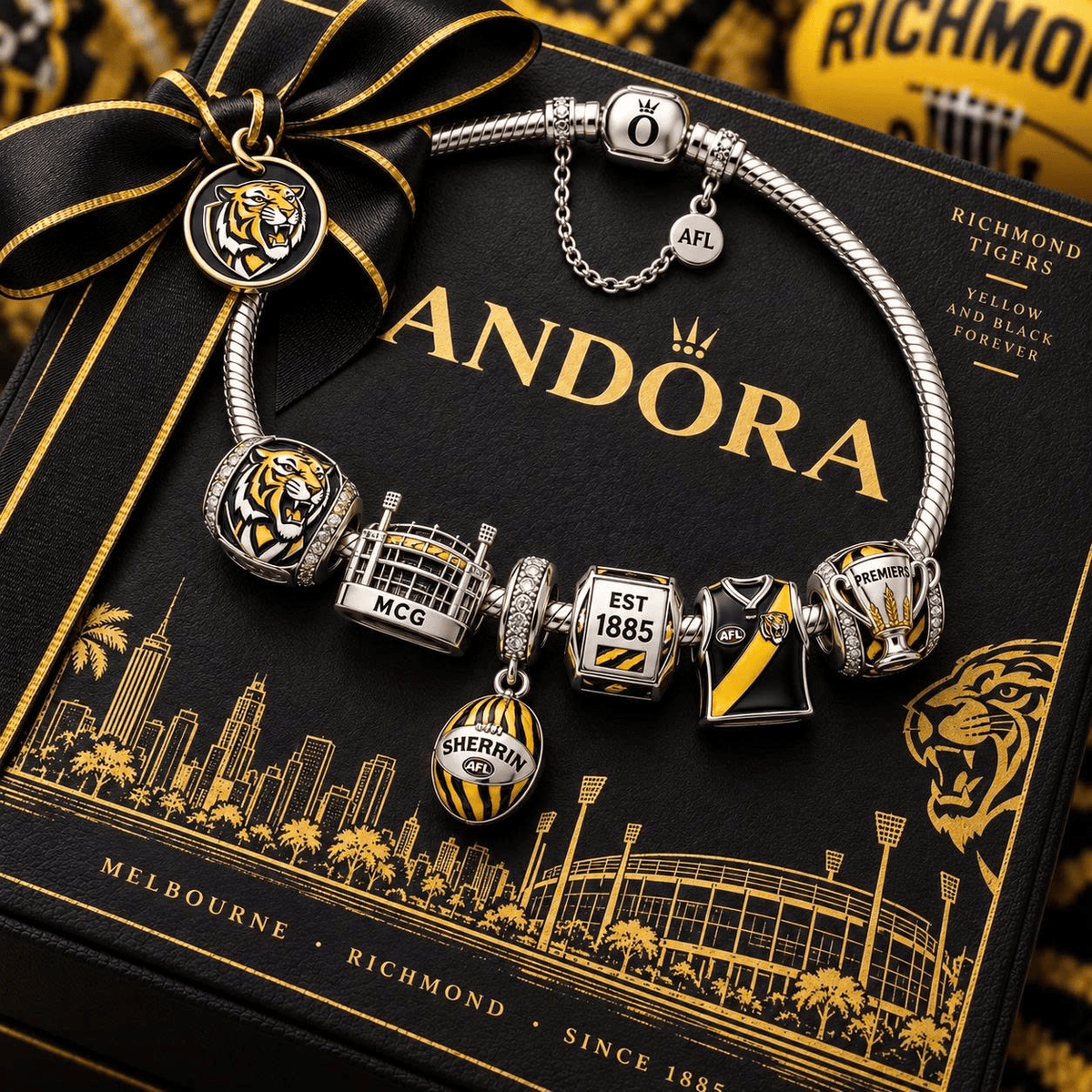 RIC Sliver Charm Bracelet Set VTH