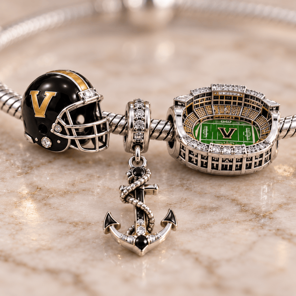 VDBC Silver Charm Bracelet Set PTKL