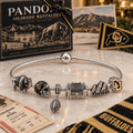 CLB Silver Charm Bracelet Set PTKL