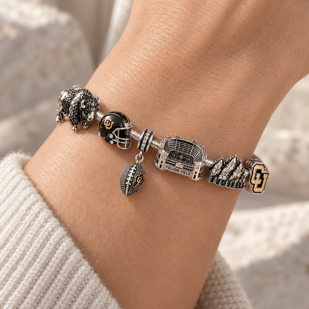CLB Silver Charm Bracelet Set PTKL