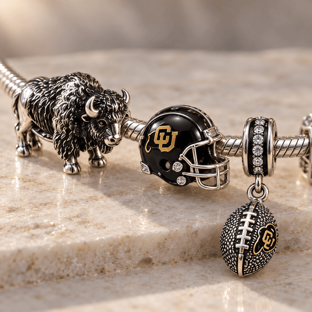 CLB Silver Charm Bracelet Set PTKL