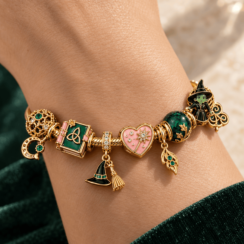 WCKD Gold Charm Bracelet Set PTKL