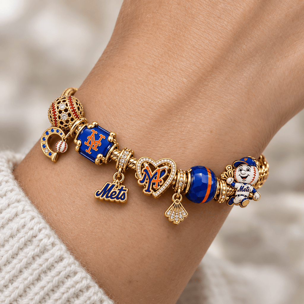 NYM Gold Charm Bracelet Set PTKL