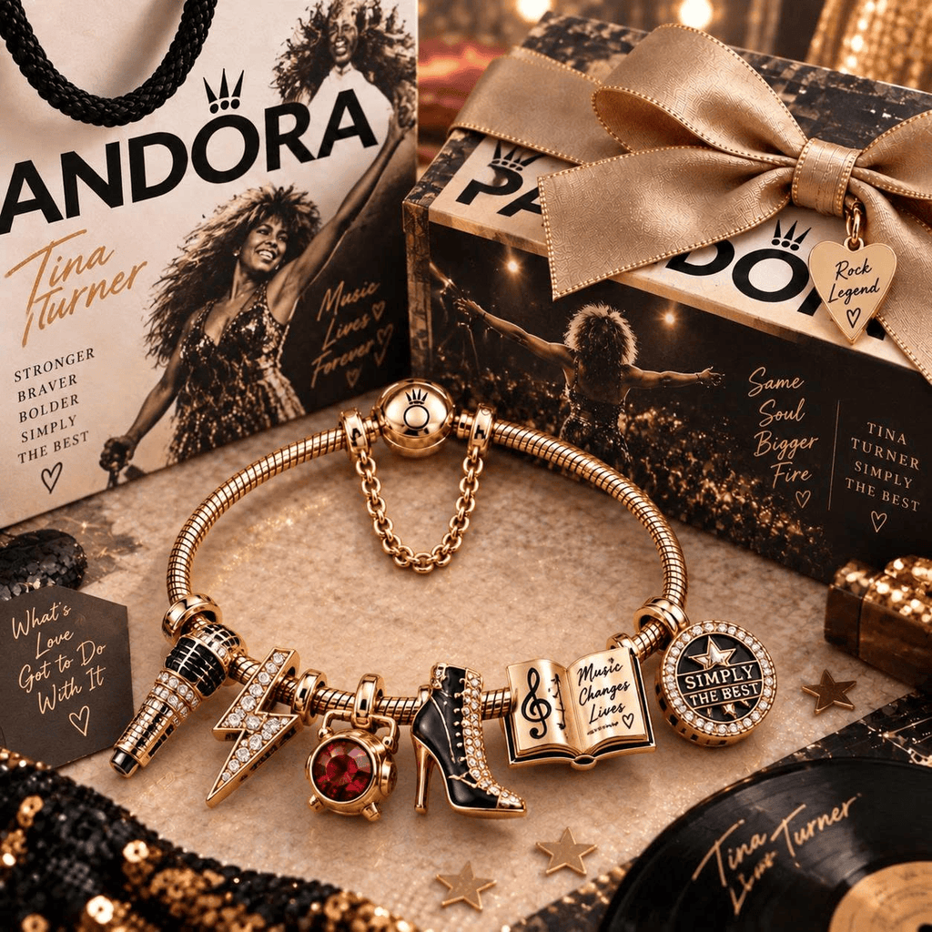TNTN Gold Charm Bracelet Set TTN