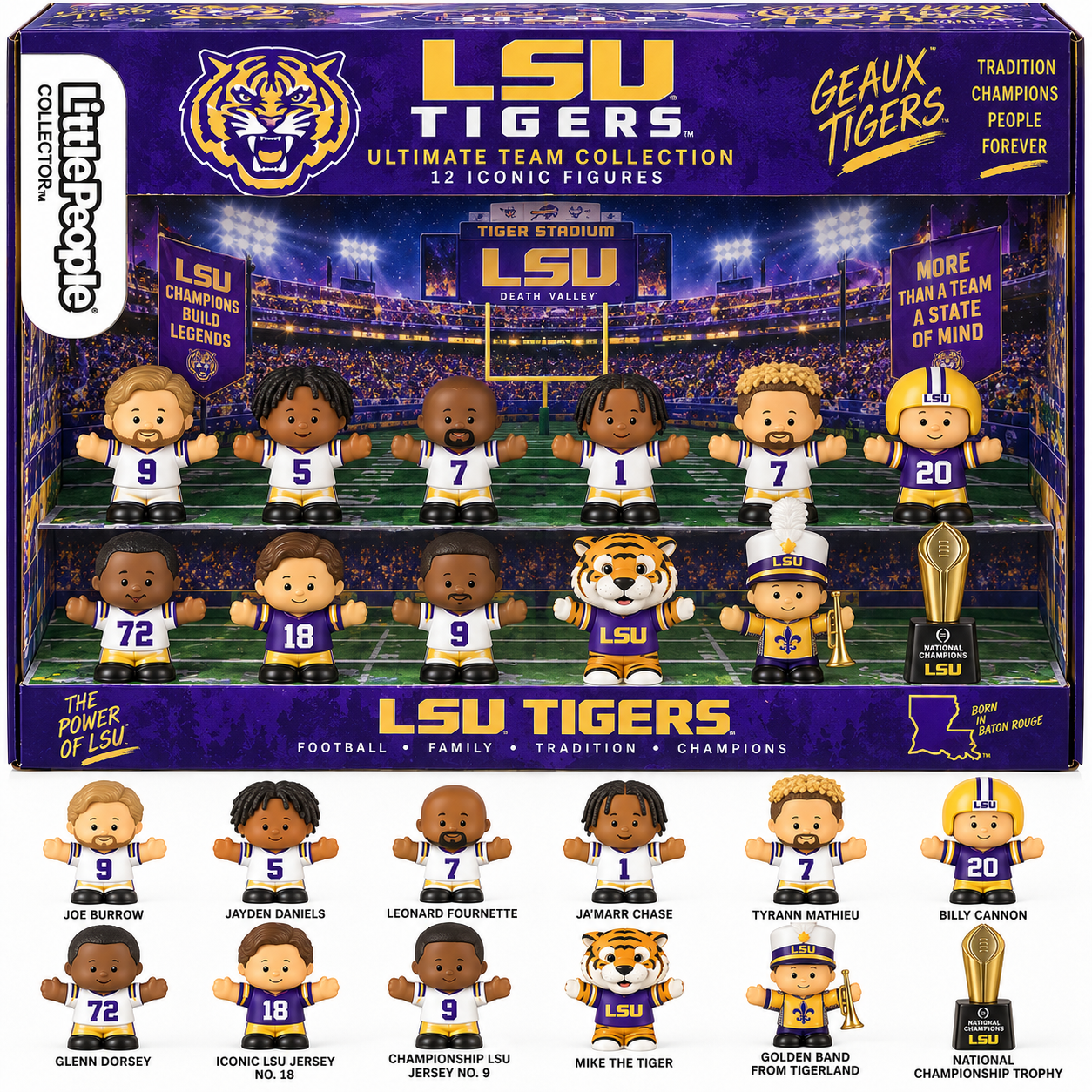 LSU Little People Collector Set TTNL