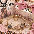 SNTW Gold Charm Bracelet Set TTN