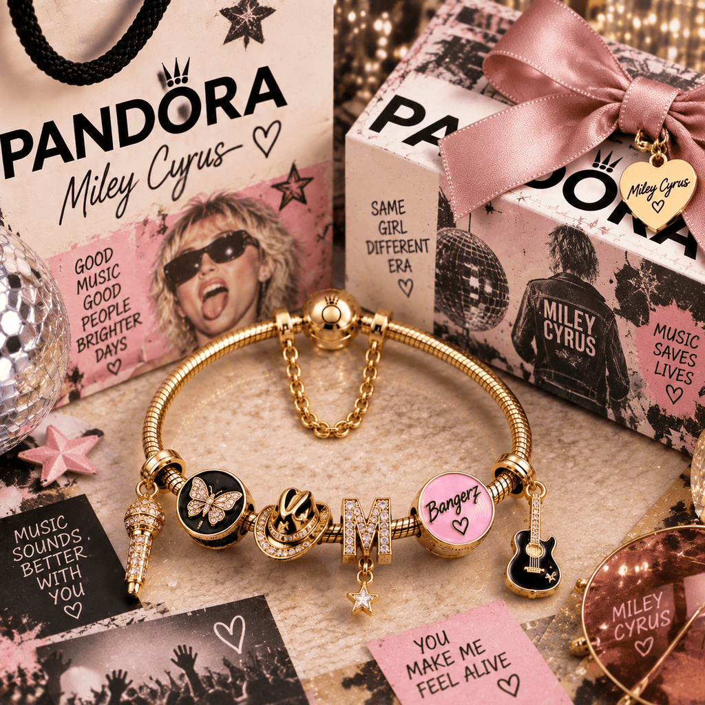 MLC Gold Charm Bracelet Set PTT
