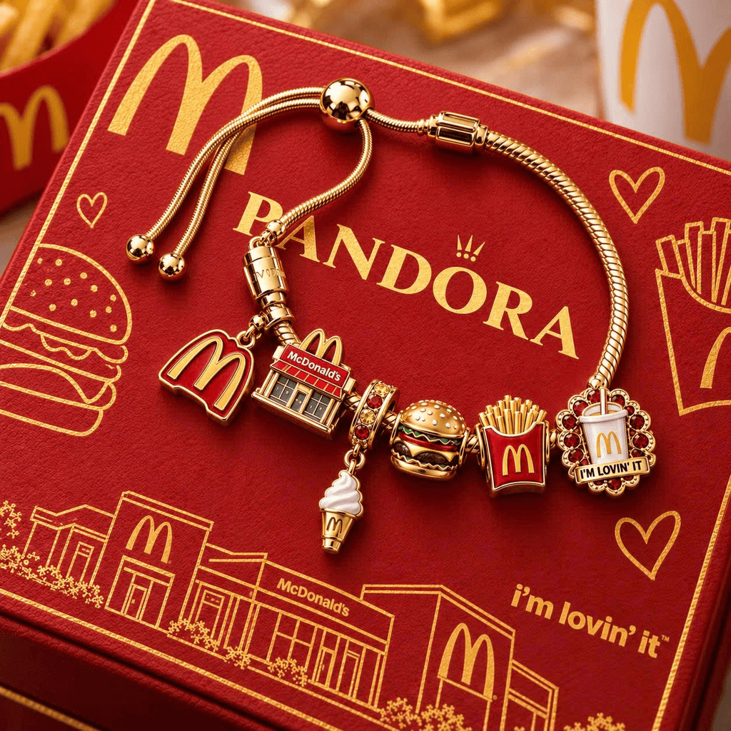 MDN Gold Charm Bracelet Set TTN