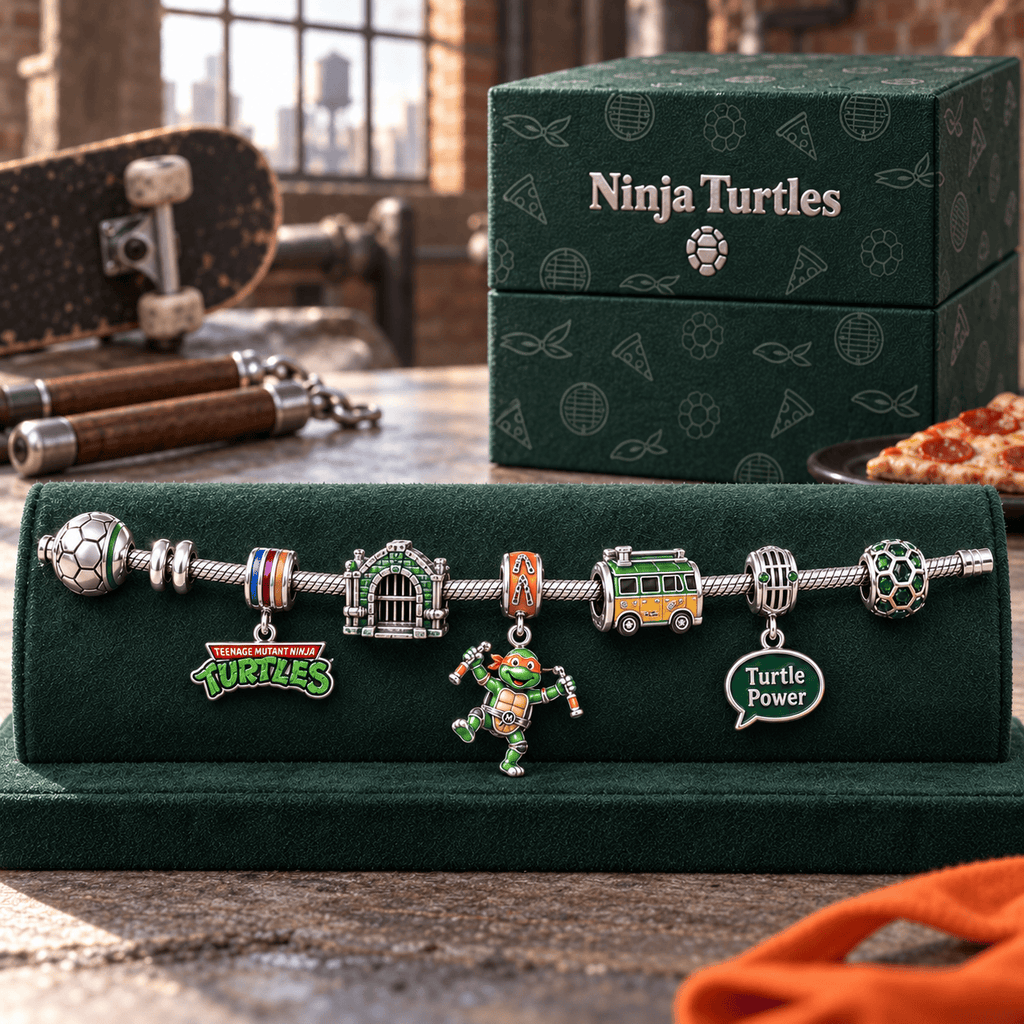 NJT Silver Charm Bracelet Set HQH