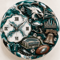Premium PLDE Statement 3D Decorative Wall Clock DNBN