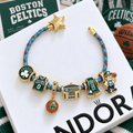 BNCS Braided Leather Charm Bracelet Set VTH