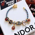 MMH Braided Leather Charm Bracelet Set VTH