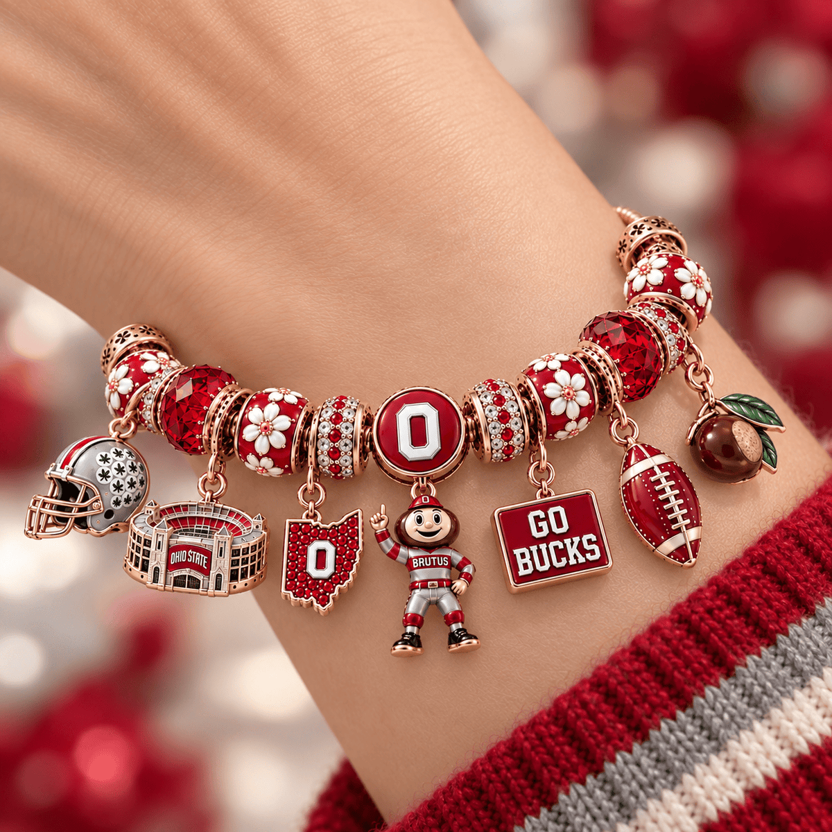 OSB Gold Charm Bracelet Set NHVH