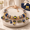 MWR Gold Charm Bracelet Set NHVH