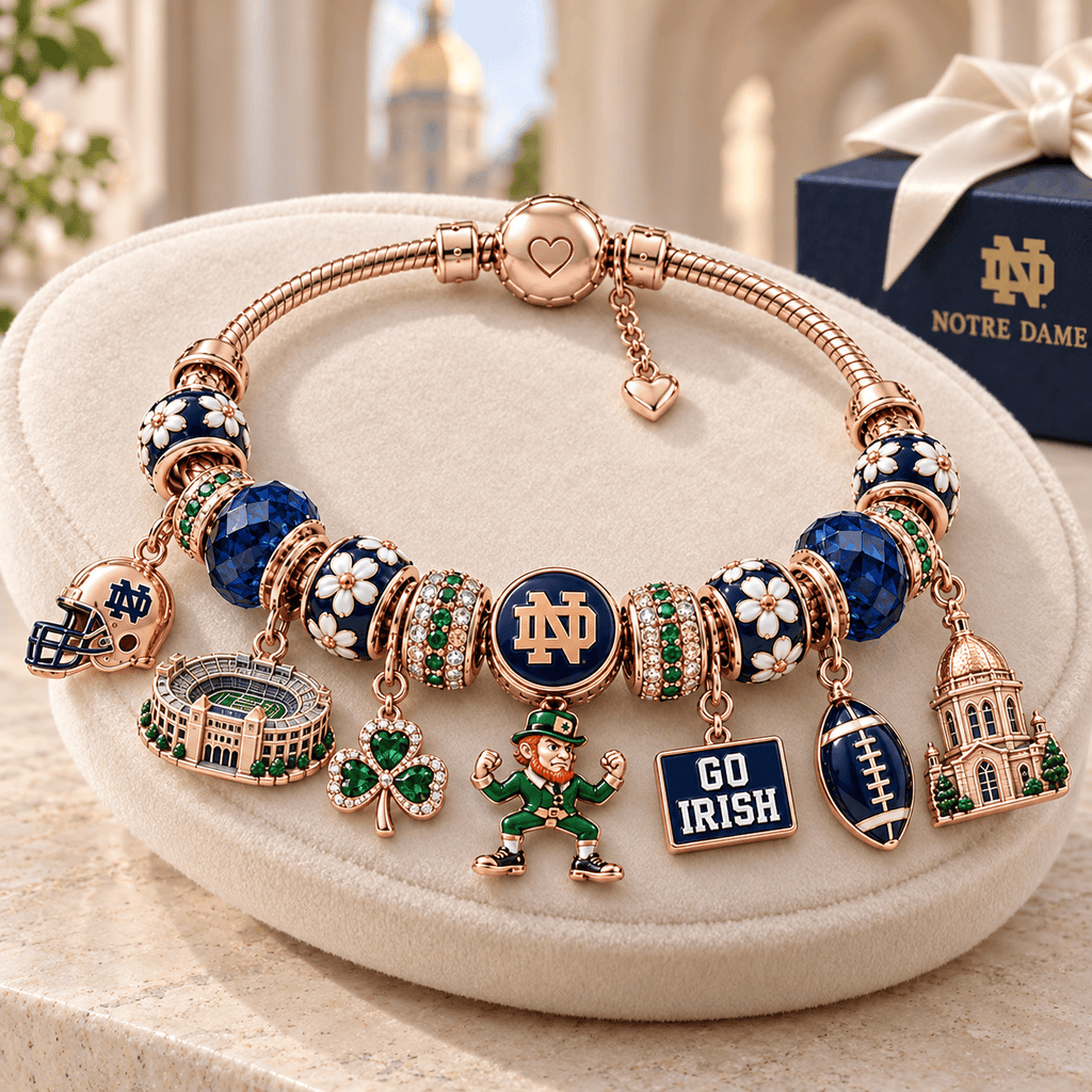 NODFI Gold Charm Bracelet Set NHVH