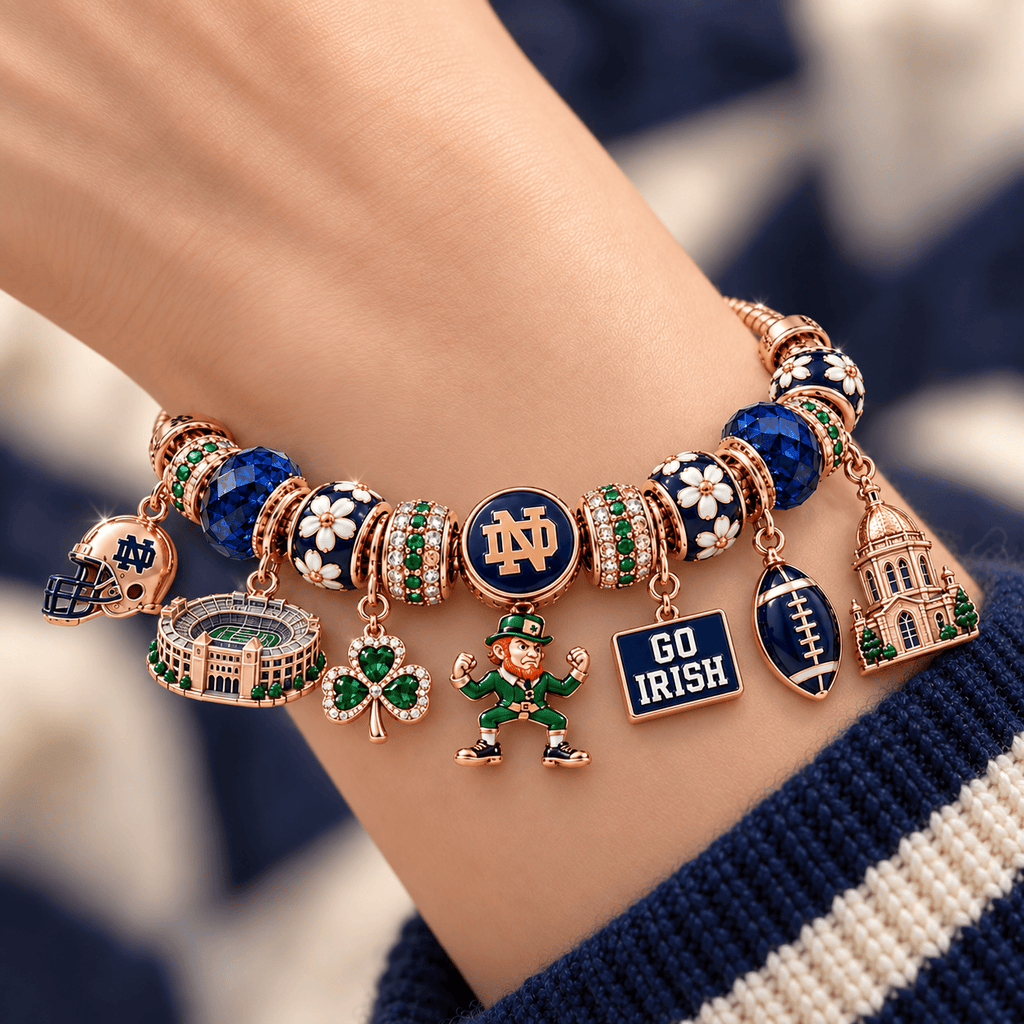 NODFI Gold Charm Bracelet Set NHVH