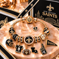 NOS Gold Charm Bracelet Set PNPA