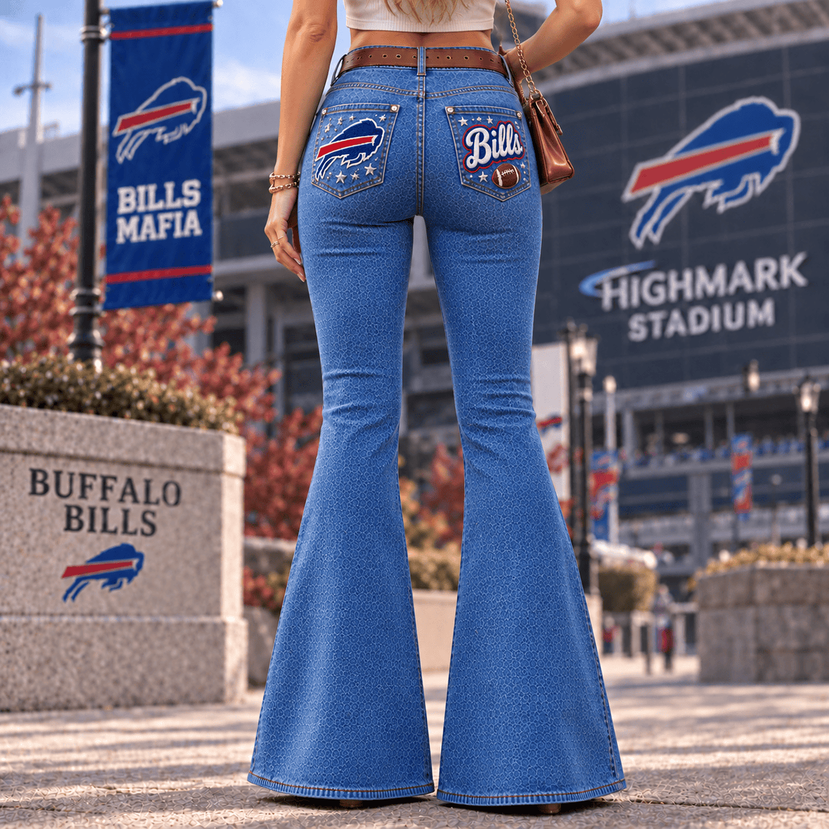 Premium BFBL Flared Jeans PVNA