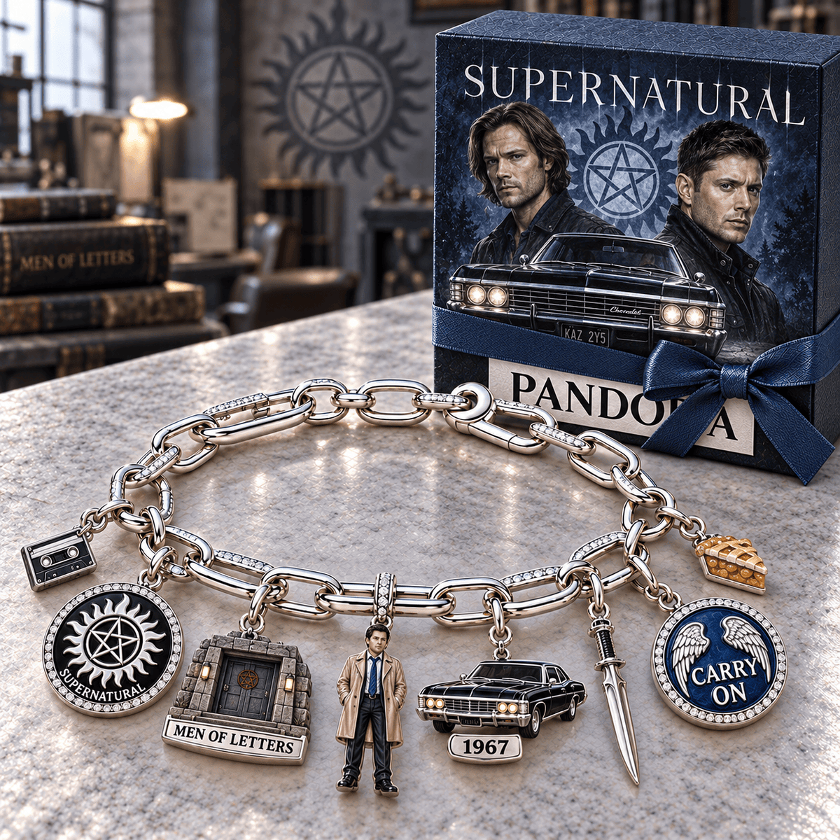 SUNA Silver Charm Bracelet Set NTVA