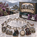 OLD Silver Charm Bracelet Set NTVA