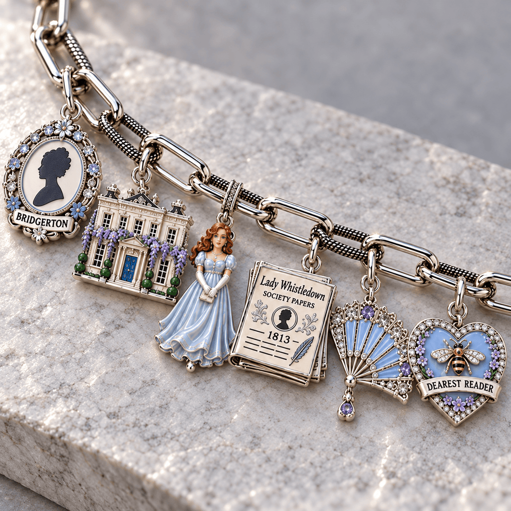BGT Silver Charm Bracelet Set NTVA