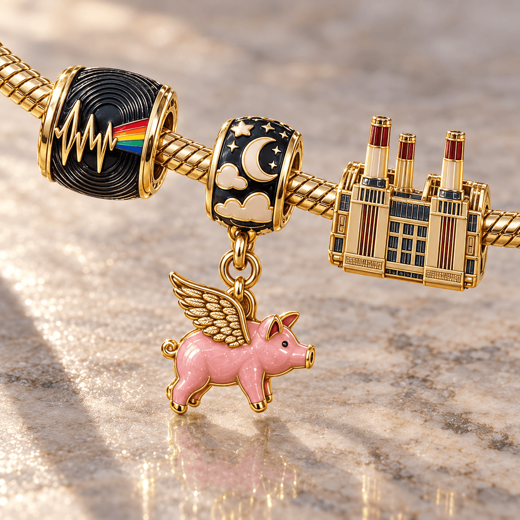 PFD Gold Charm Bracelet Set HQH