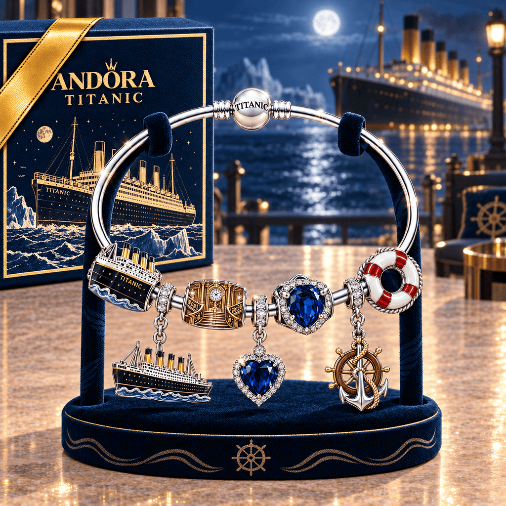 TTN Silver Charm Bracelet Set TMH