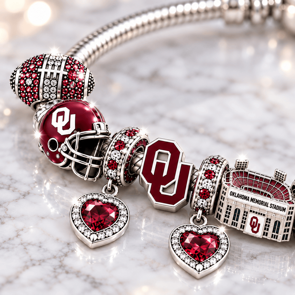 OSN Silver Charm Bracelet Set BMD