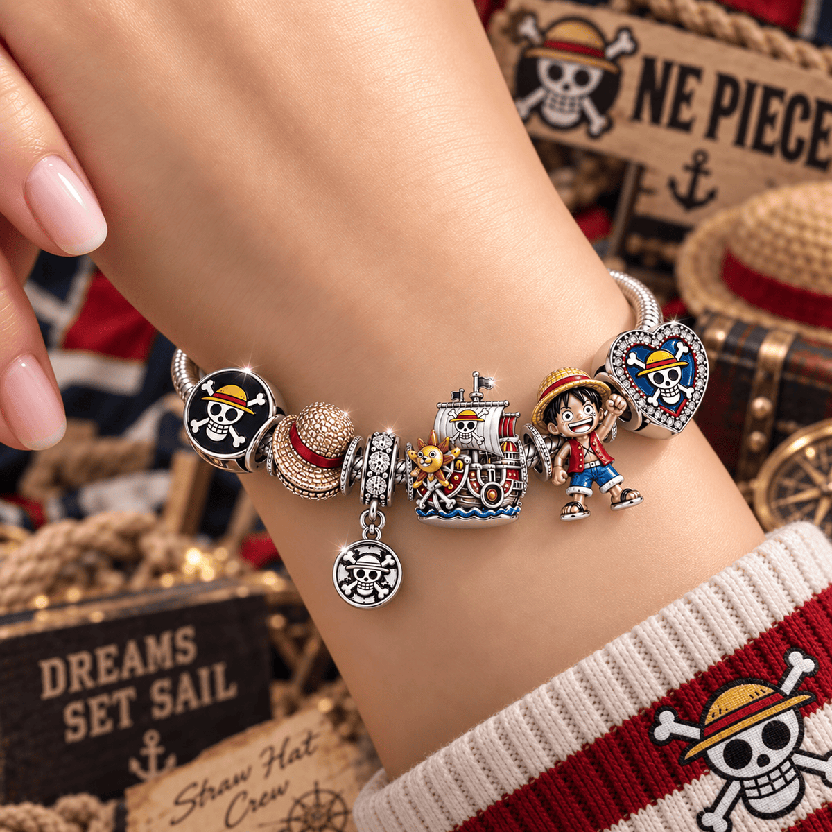OPC Silver Charm Bracelet Set VTH
