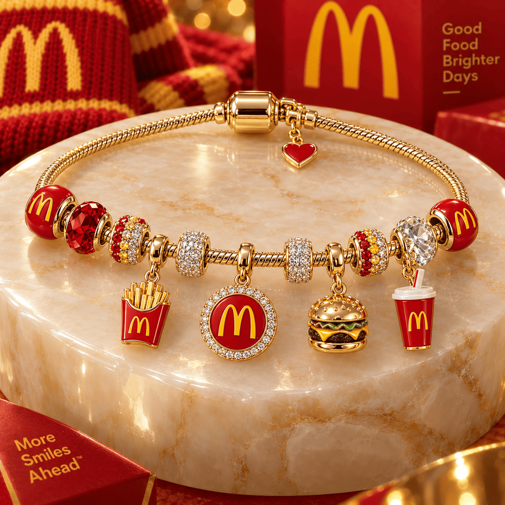 MDN Gold Charm Bracelet Set PNPA