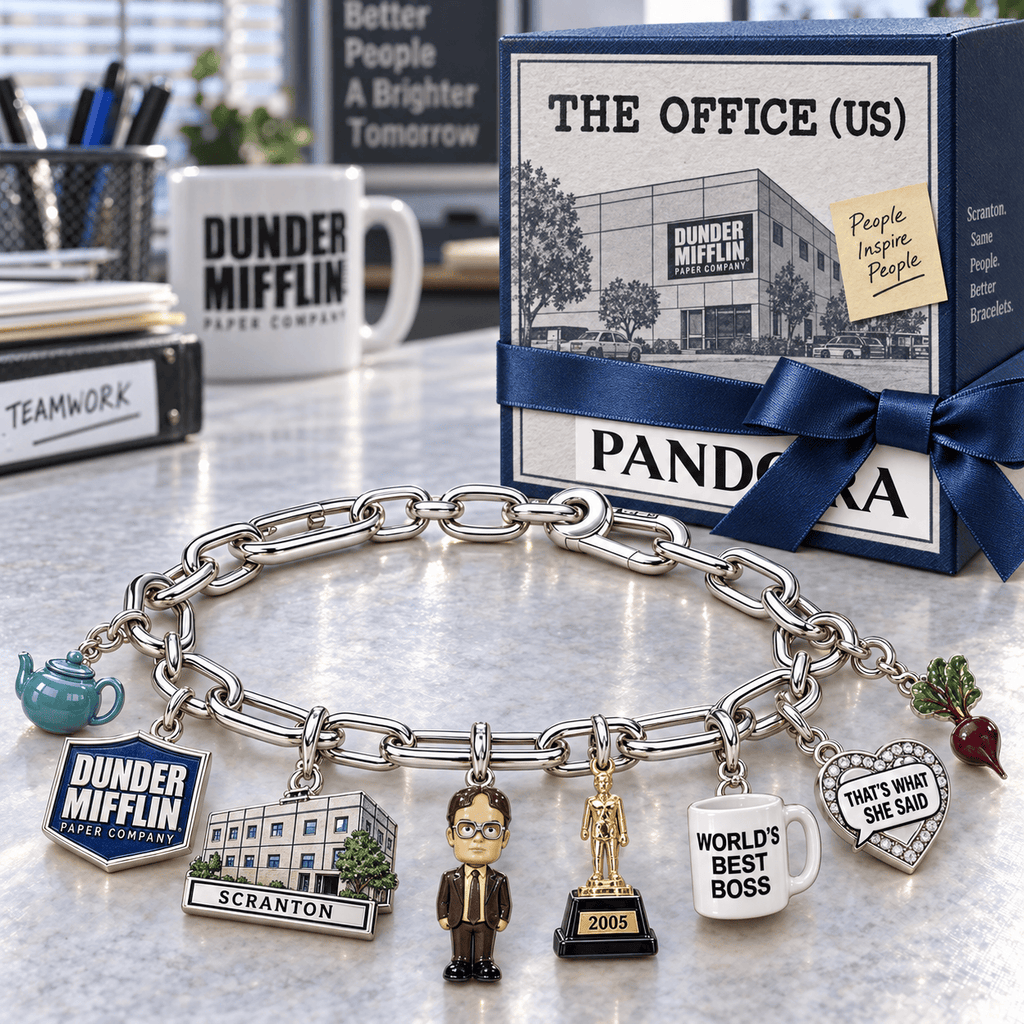 TOF Silver Charm Bracelet Set NTVA