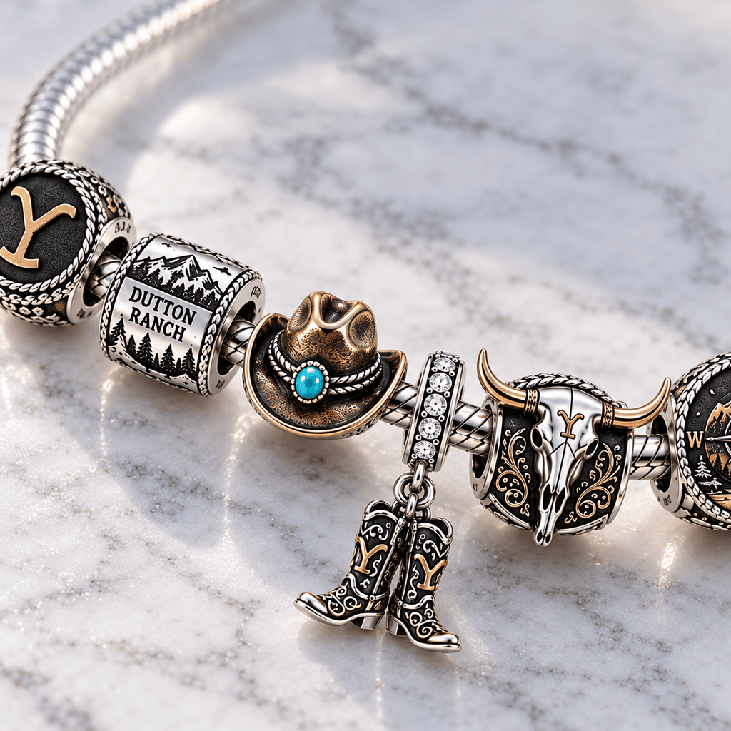 YLST Silver Charm Bracelet Set PTT
